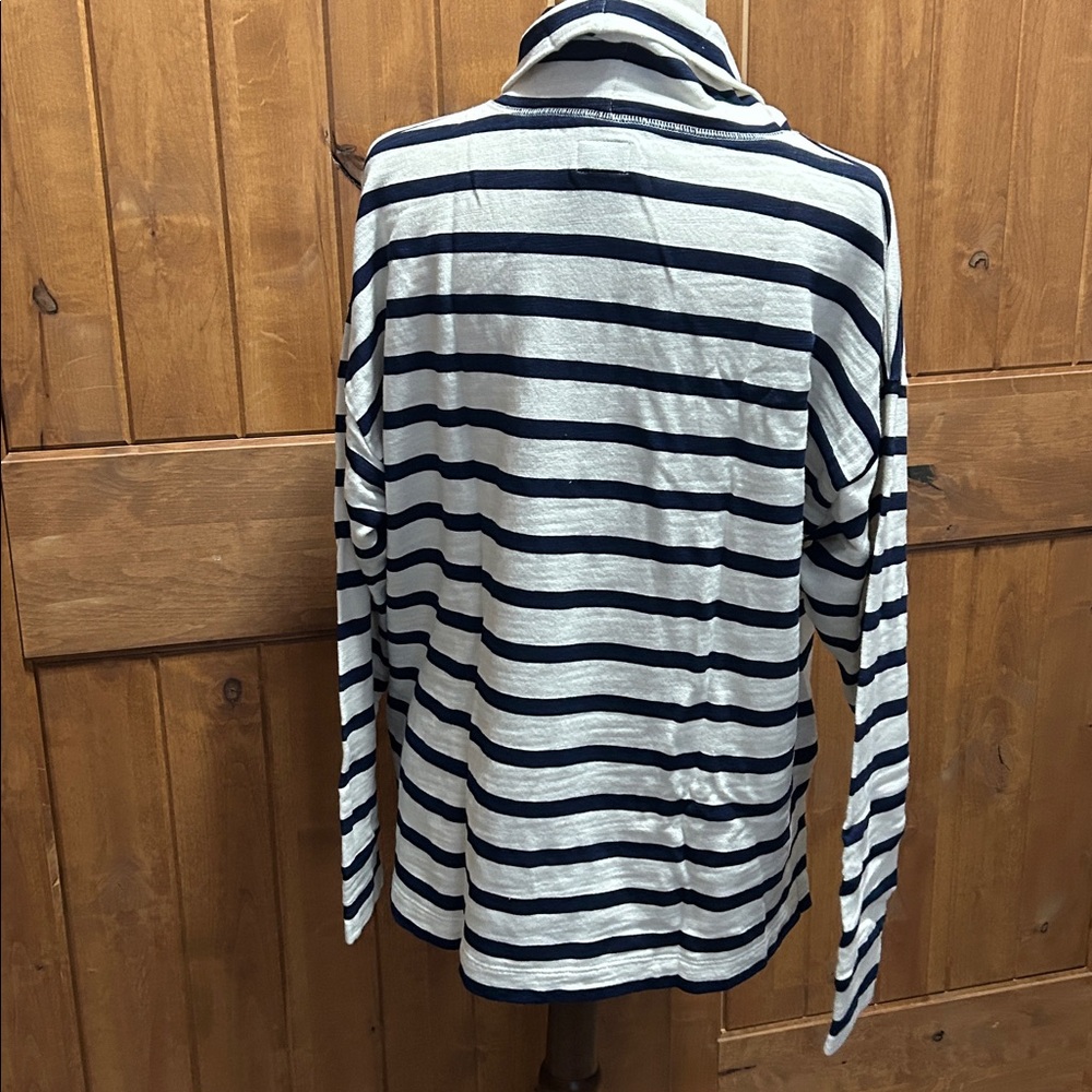 NWT JCrew Vintage Cotton Terry Turtleneck Soft Cottage Preppy Coastal Size XL - Picture 8 of 10
